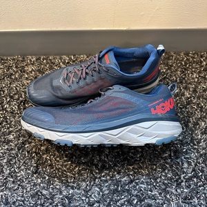Hoka One One Challenger ATR 5 Blue Red Men's Size 12 2E Wide Sneakers Shoes